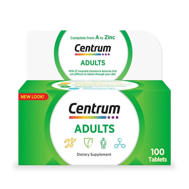 CENTRUM ADULTS 100 TABLETS