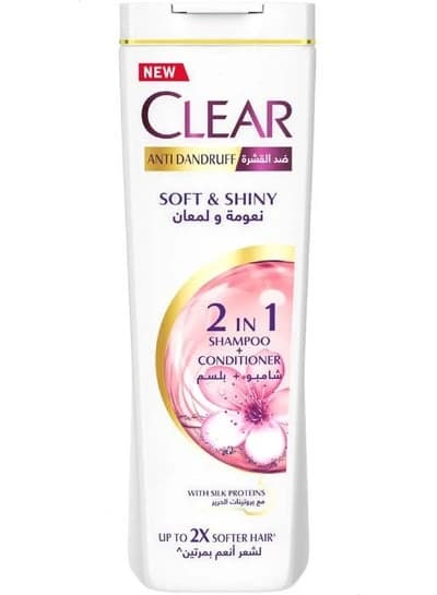 CLEAR SHAMPOO SOFT & SHINY 180 ML