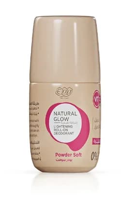 EVA NATURAL GLOW ROLL ON POWDER SOFT 60 ML 1+1