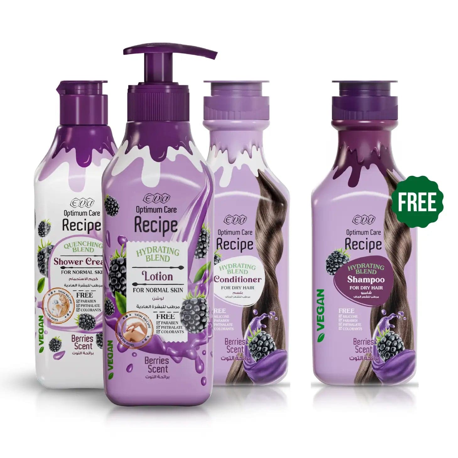 EVA RECIPE LOTION BERRIES SCENT 350 ML