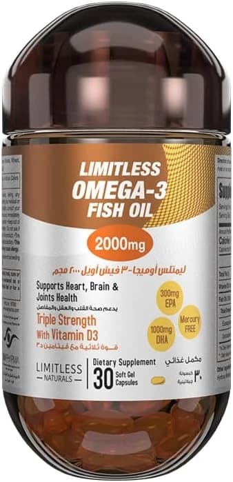 LIMITLESS OMEGA-3 FISH OIL 30 CAPS