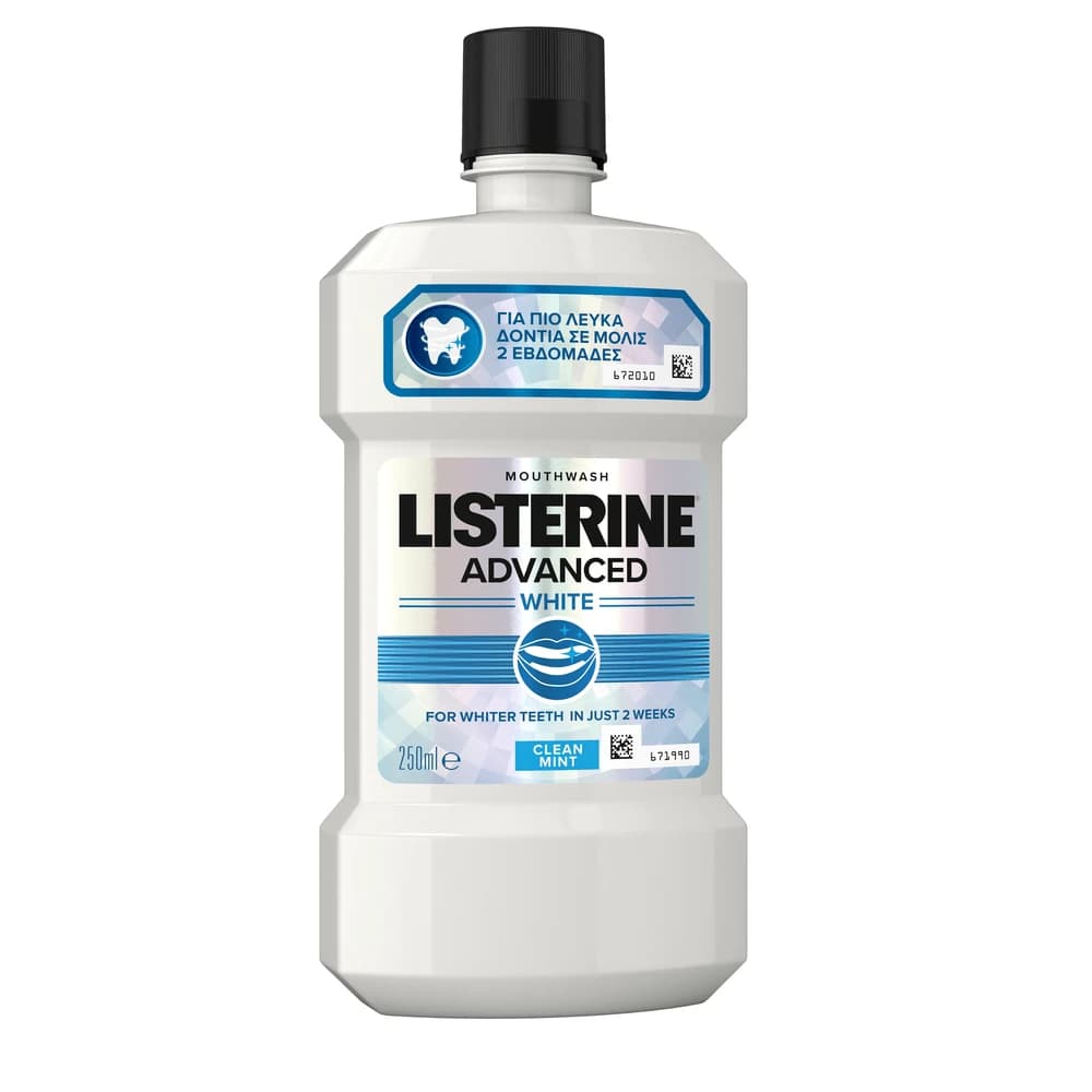 LISTERINE ADVANCED WHITE MOUTHWASH 250 ML