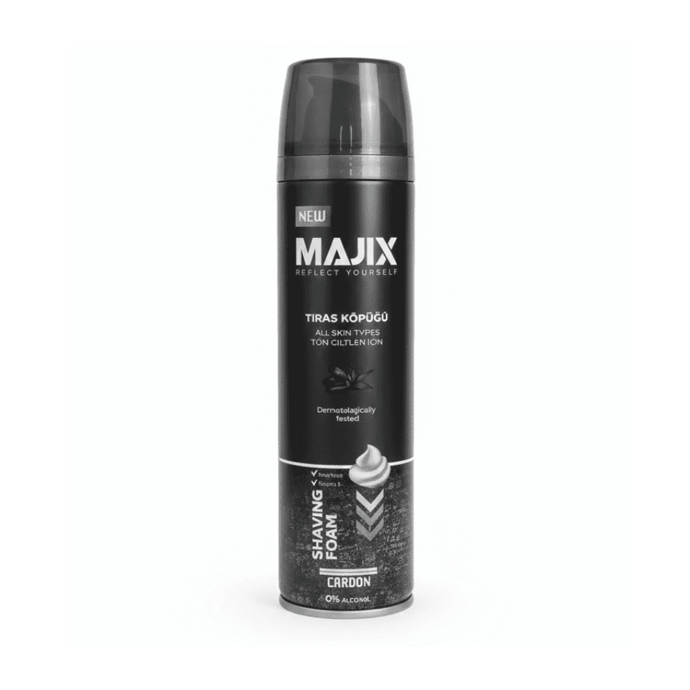 MAJIX SHAVING FOAM CARBON 200 ML