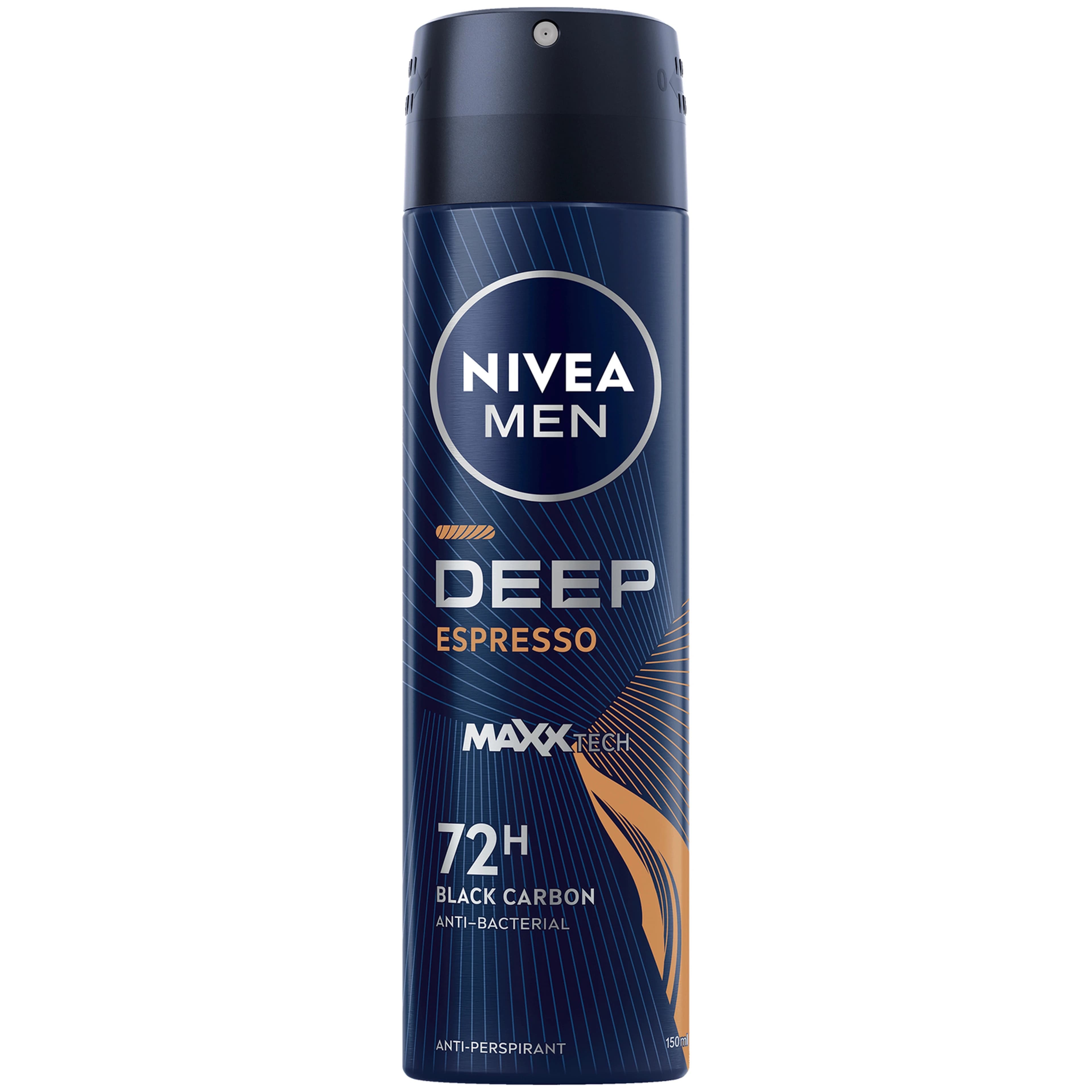 NEVIA MEN DEEP ESPRESSO BLACK CARBON SPRAY 150 ML