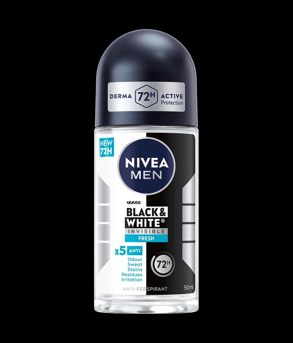 NIVEA MEN ROLL ON WOMEN BLACK&WHITE SILK SMOOTH 50