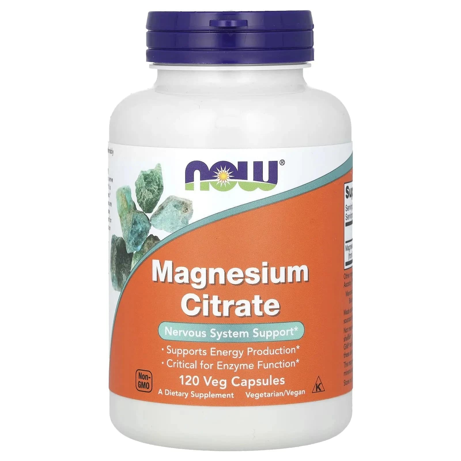 NOW Magneium Citrate 120.Caps
