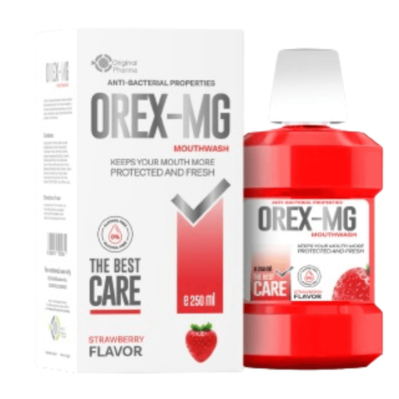 Orex flavor STRAWBERRY Mouth Wash 250 Ml