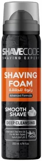 SHAVECODE SHAVING FOAM CHARCOAL 200ML