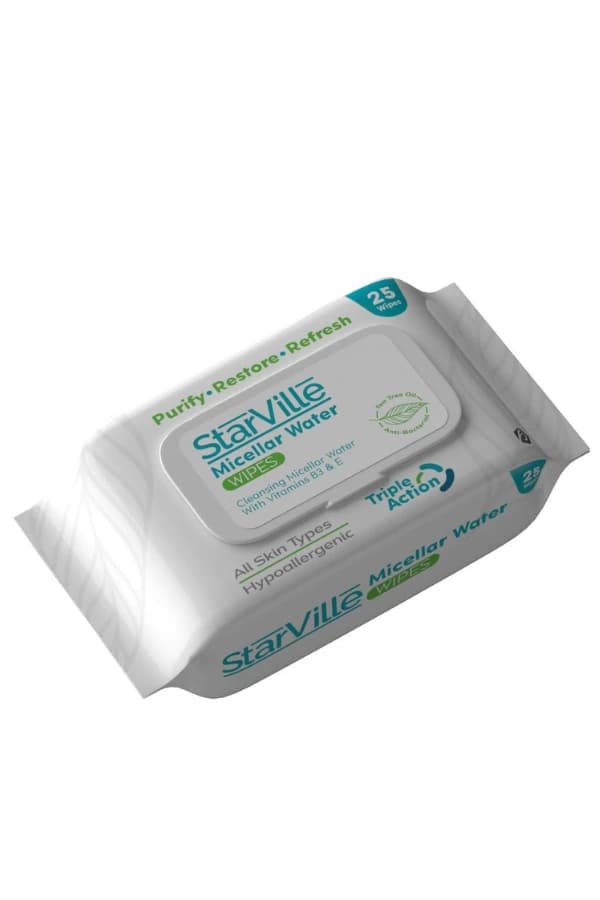 STARVILLE MICELLAR WATER 25 WIPES