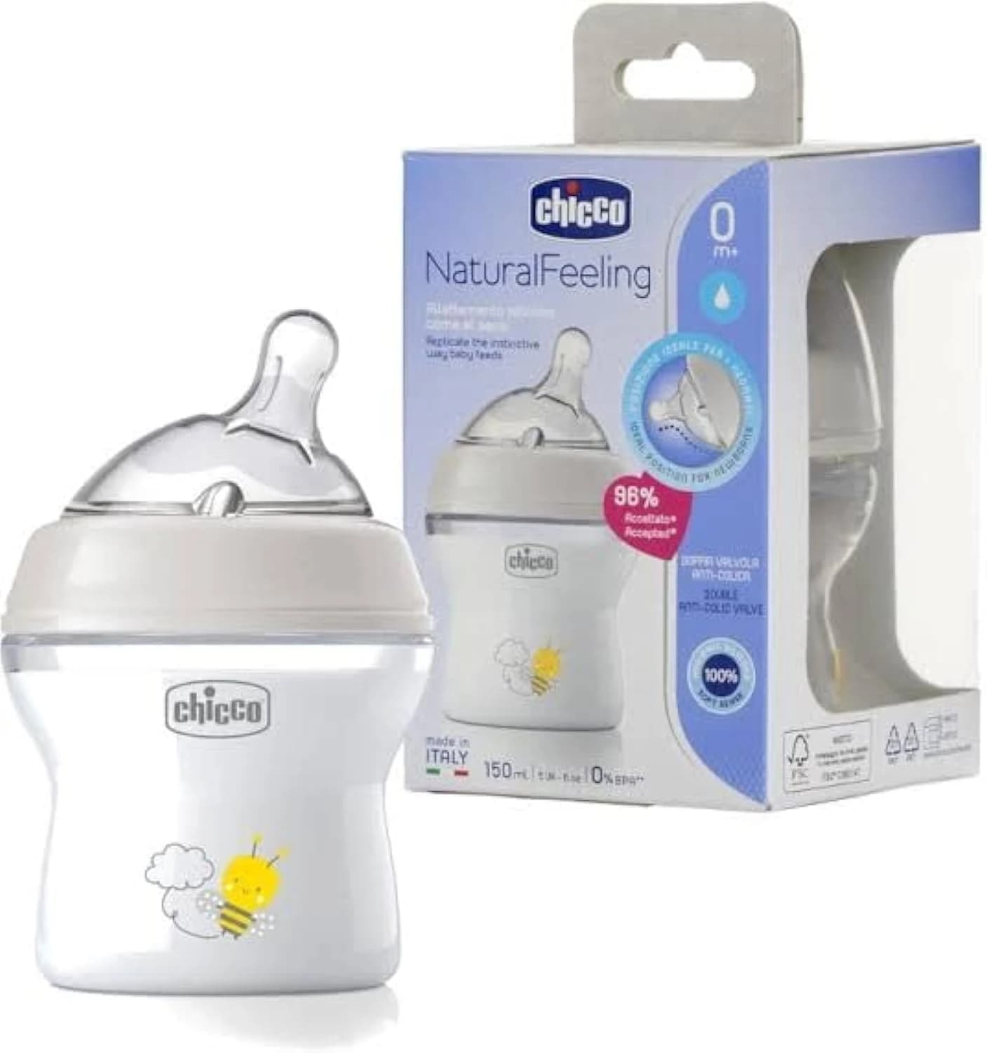Chicco Silicone Bottle 150 ml