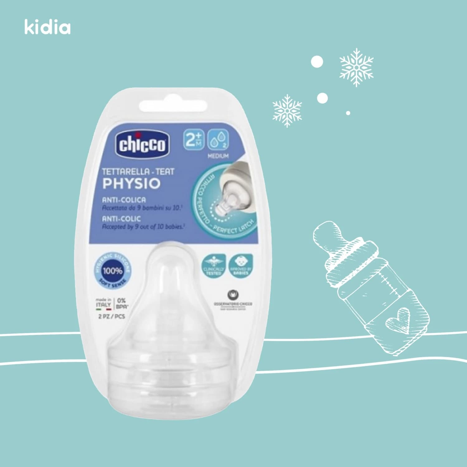 Chicco Nipple 0-2 M