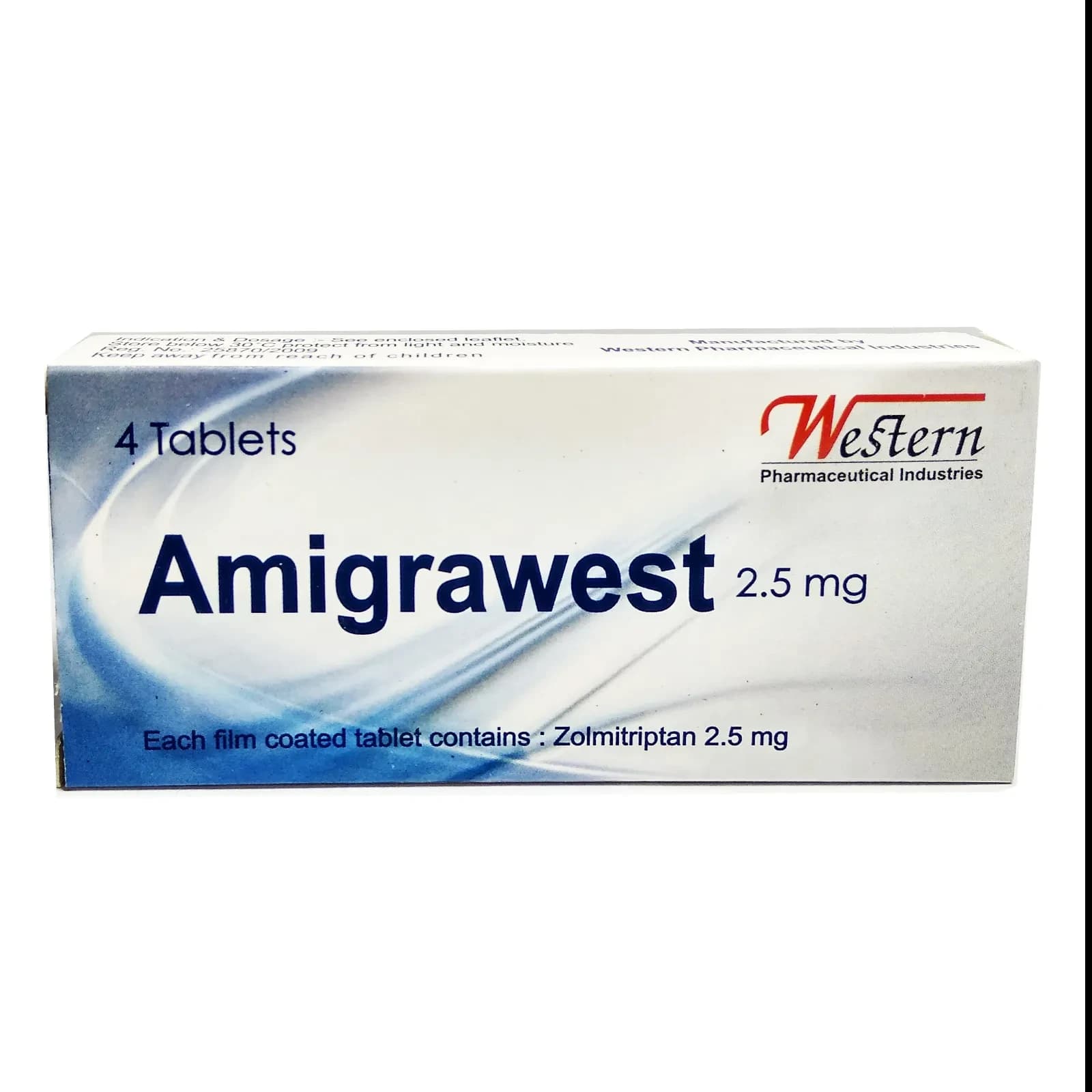 AMIGRAWEST 2.5 MGM 4 TAP