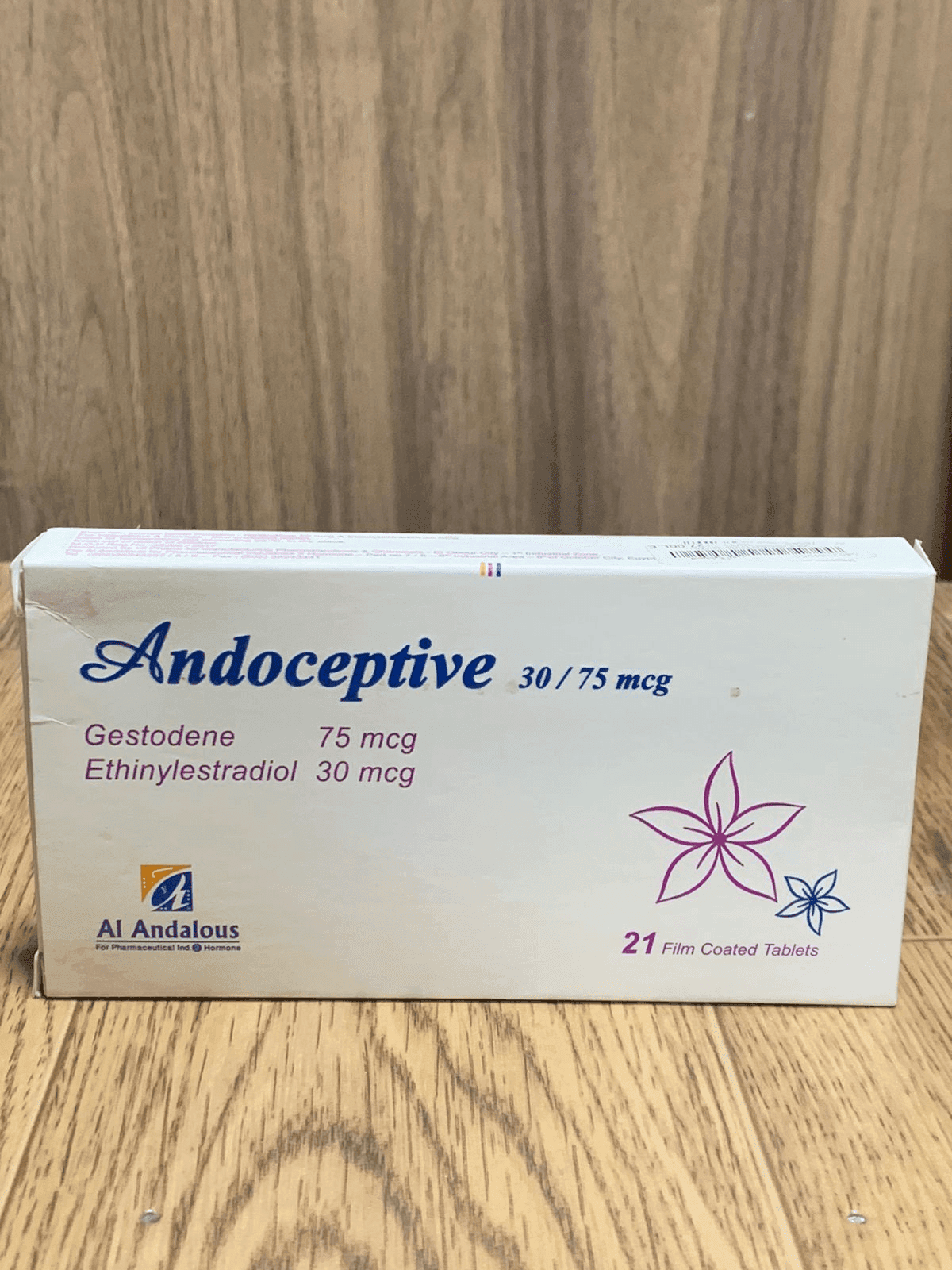ANDOCEPTIVE 30/75MGM 21 TAP