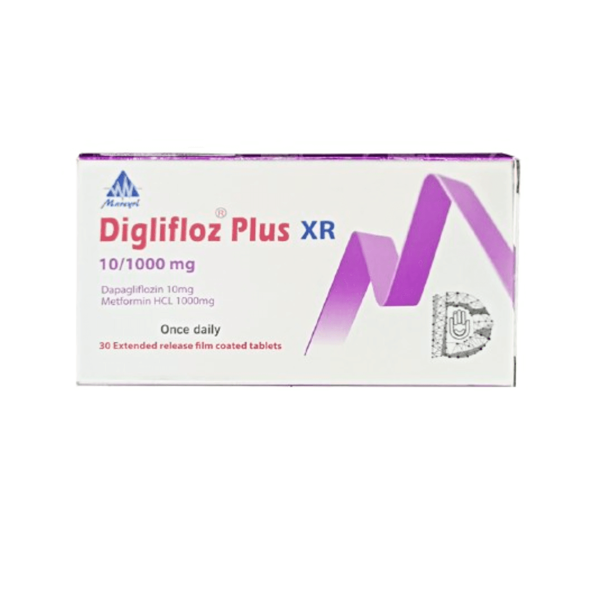 DIGLIFLOZ PLUS XR 10/1000 MGM 30 TAP