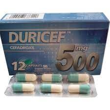 DURICEF 500 MGM 12 CAP