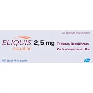 eliquis 2.5 MGM 20 TAP