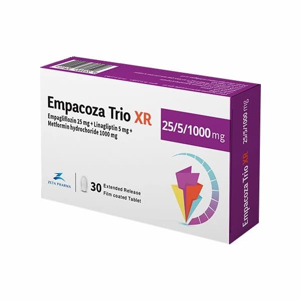 EMPACOZA TRIO XR 10/5/1000MGM 30TAPS