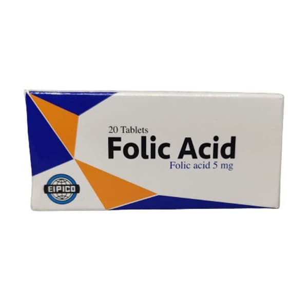 FOLIC ACID EIPICO  20TAP 5MGM