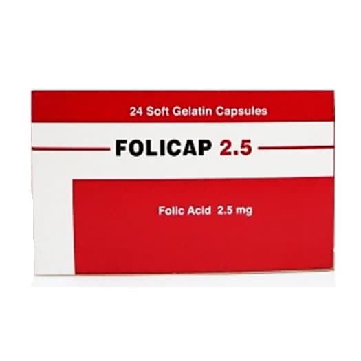 FOLICAP2.5MCG CAP