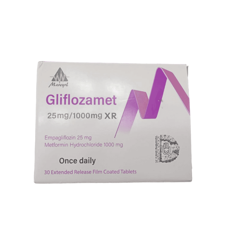 Gliflozamet XR 25/1000 MGM 30 TAP