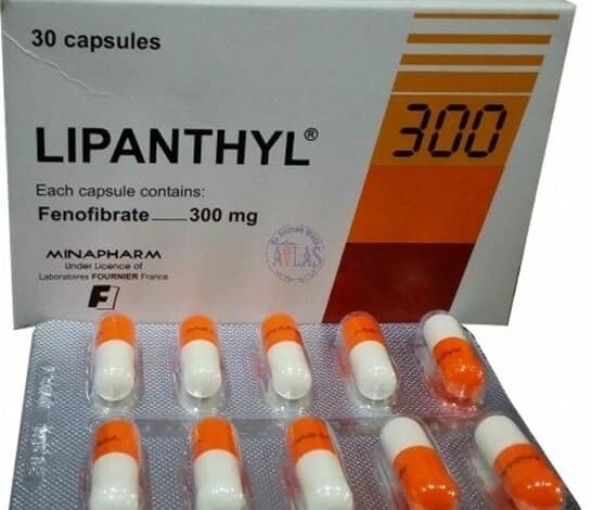 LIPANTHYL 300MGM 30CAP