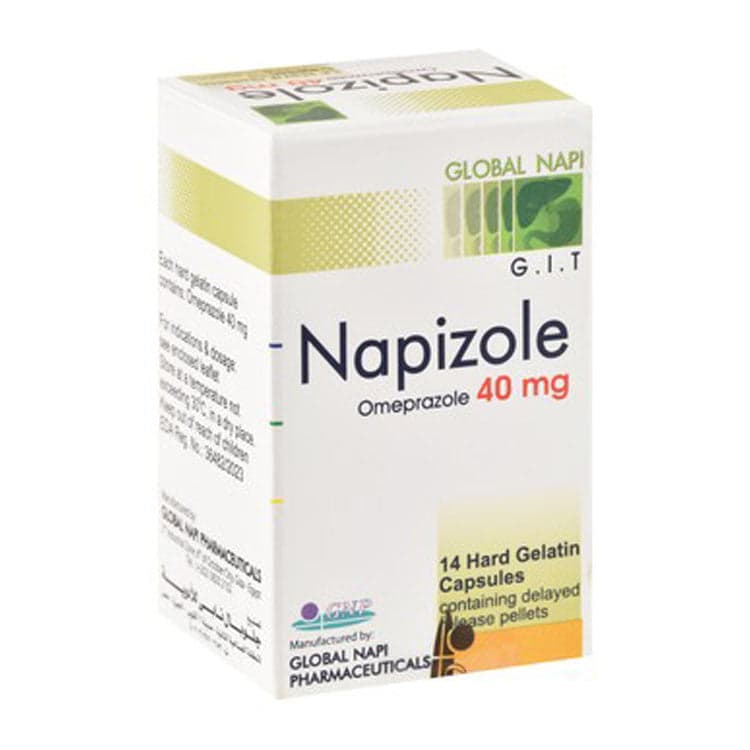 NAPIZOLE 40MGM 14CAP