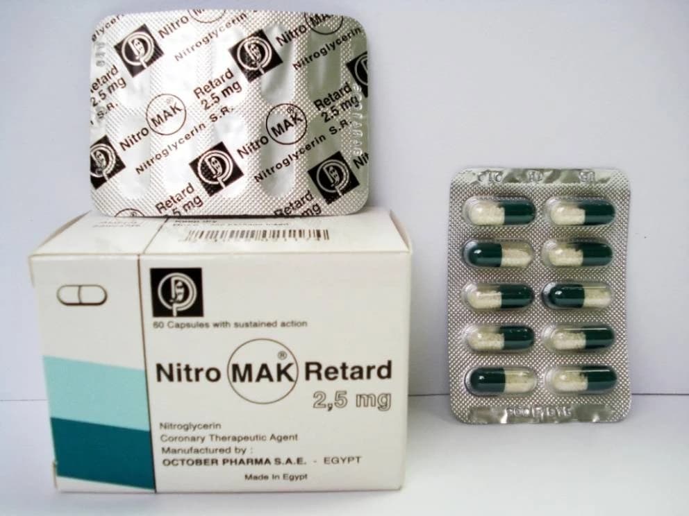 NITROMACK RETARD 2.5MGM CAP