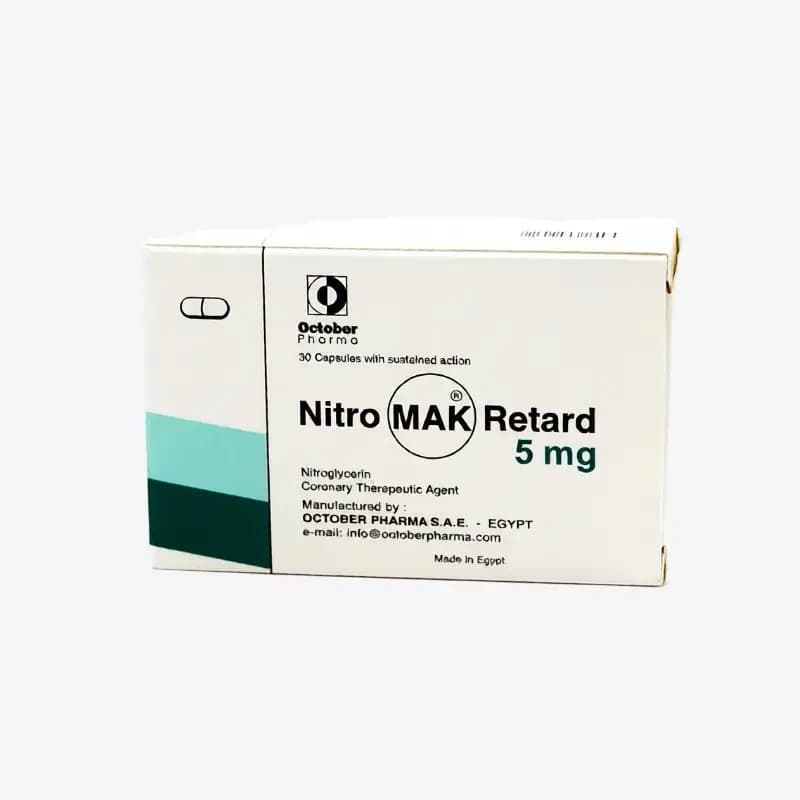 NITROMACK RETARD 5MGM 30CAP