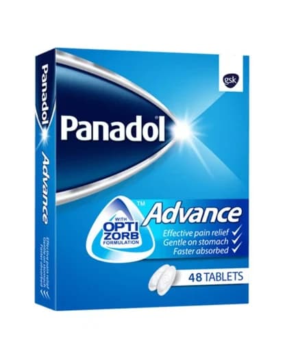 PANADOL ADVANCED 500MGM 48TAPS