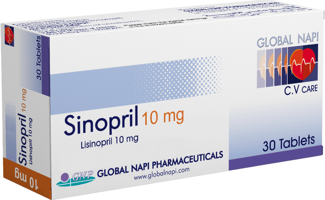 SINOPRIL 10MGM 30 TAP
