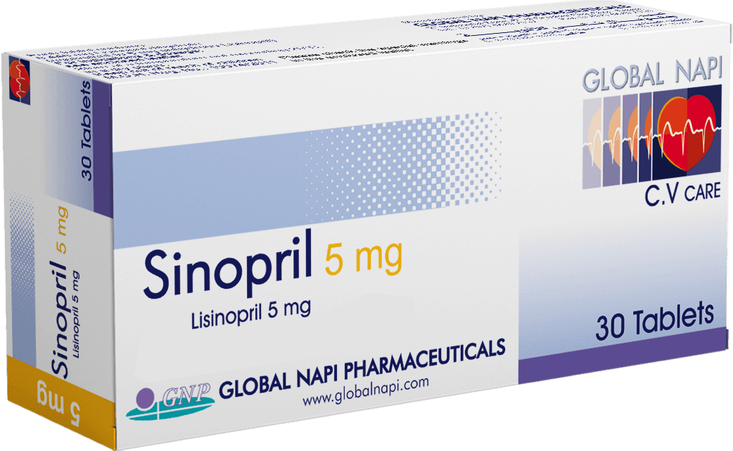 Sinopril 5MGM 30TAP