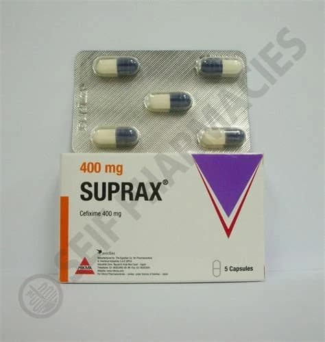 SUPRAX 400 MGM 5 CAP
