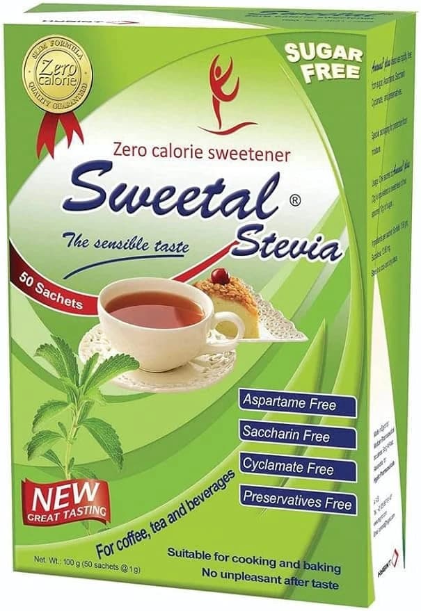 sweetal stevia 50 sachets